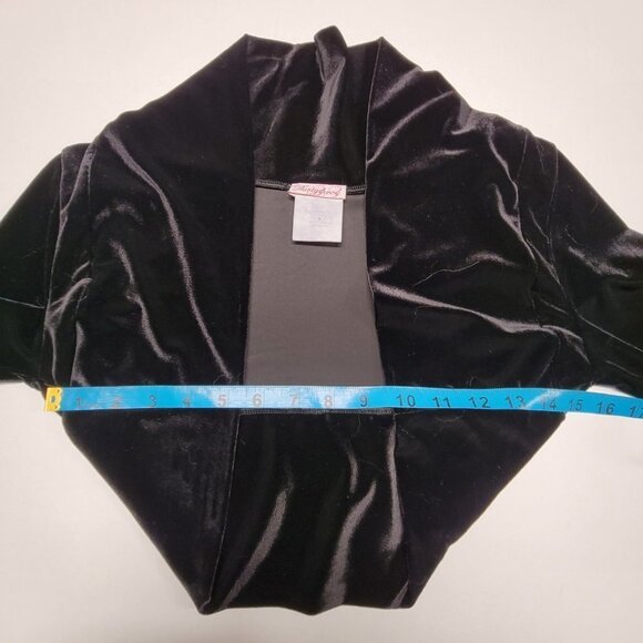 BLACK Velvet Bolero Jacket - NWOT - Picture 6 of 9